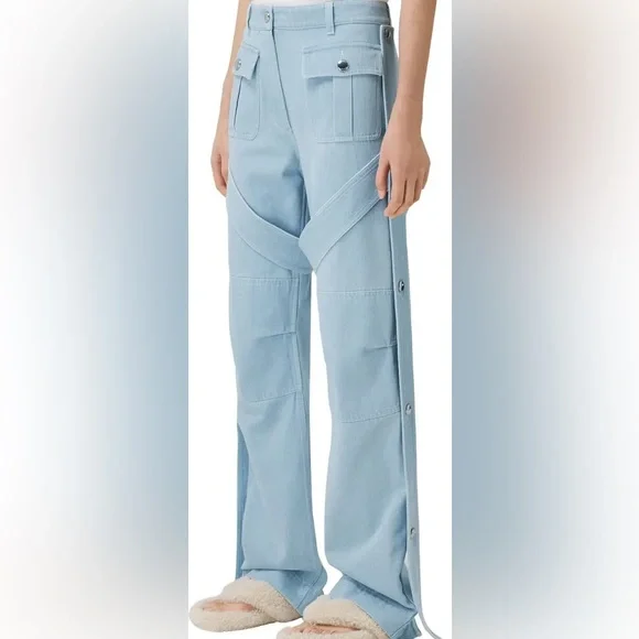 Burberry Amelia Detachable Strap Cargo Jeans